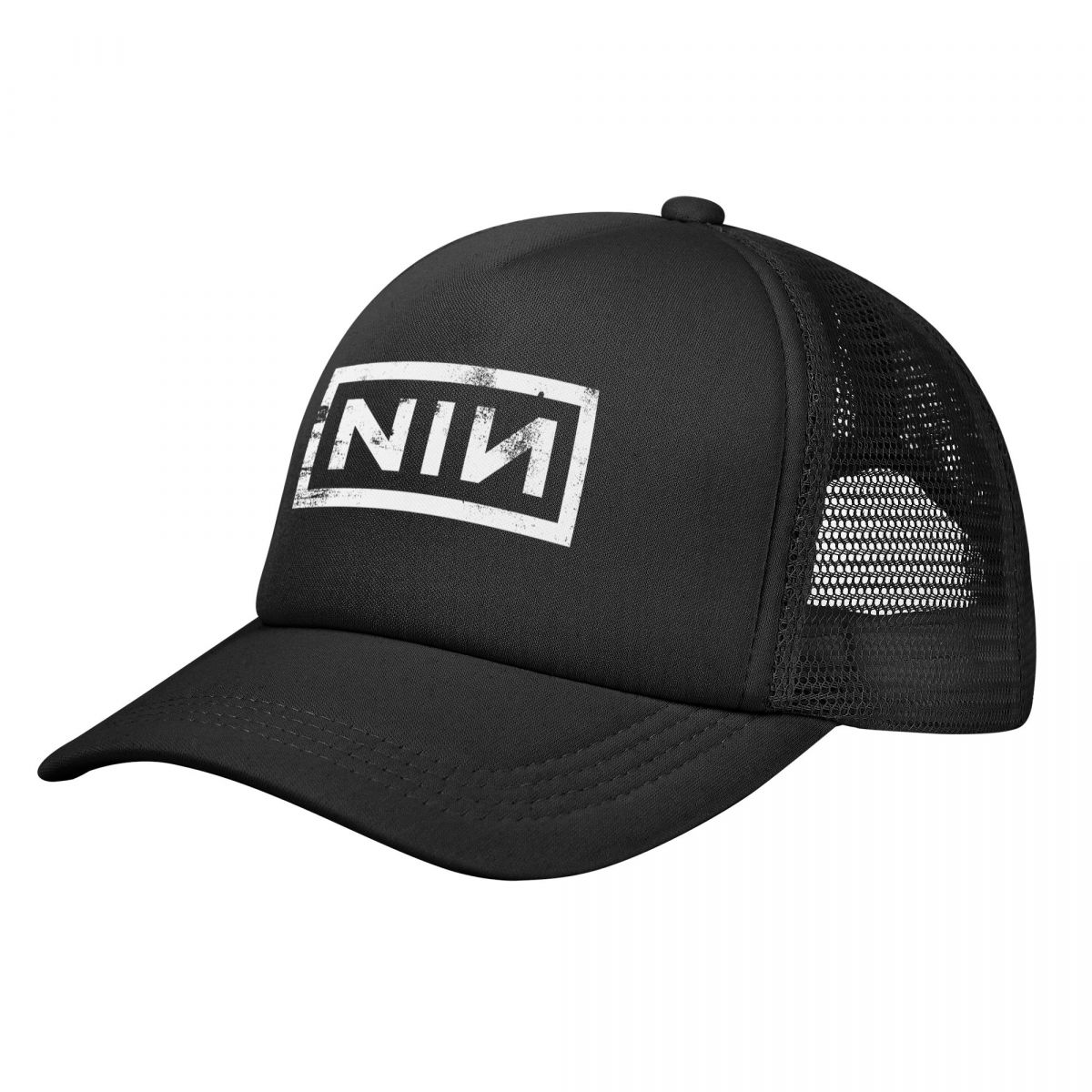 Trucker Cap Mesh - NIN 음악 밴드 메쉬 야구 모자,