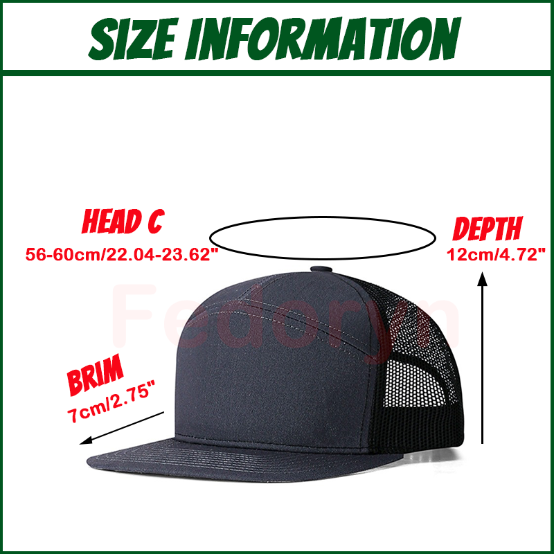 페도린 커스텀 자수 로고 리처드슨 모자 브랜드 디자인  - Trucker Cap Mesh 리뷰 및 가격