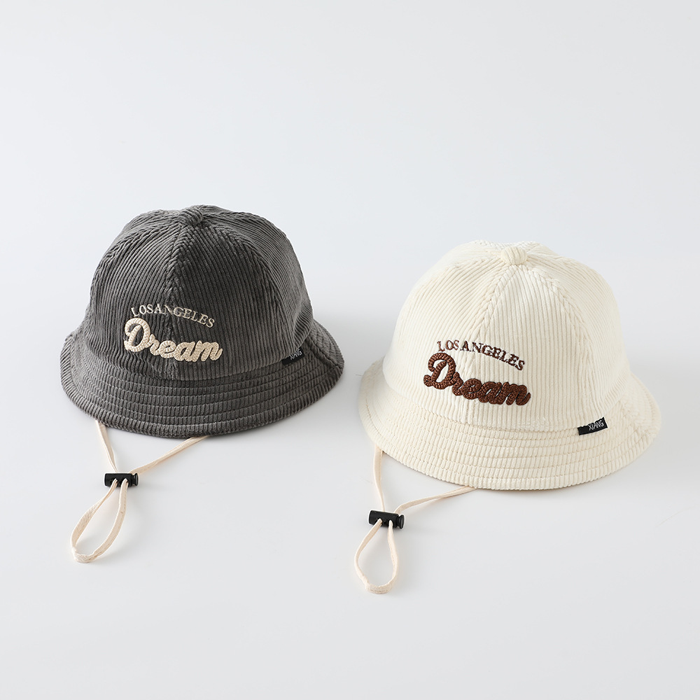 아기용 단색 자외선 차단 모자 남아용 보온 코듀로이 벙 - Bucket Hat Cotton 리뷰 및 가격
