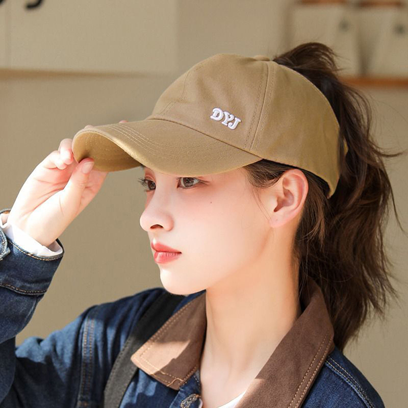 여름 단색 야구 모자 골프웨어 여성 스포츠 레저 포니테 - Baseball Cap Structured 리뷰 및 가격