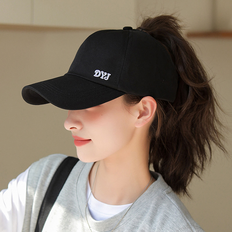 여름 단색 야구 모자 골프웨어 여성 스포츠 레저 포니테 - Baseball Cap Structured 리뷰 및 가격